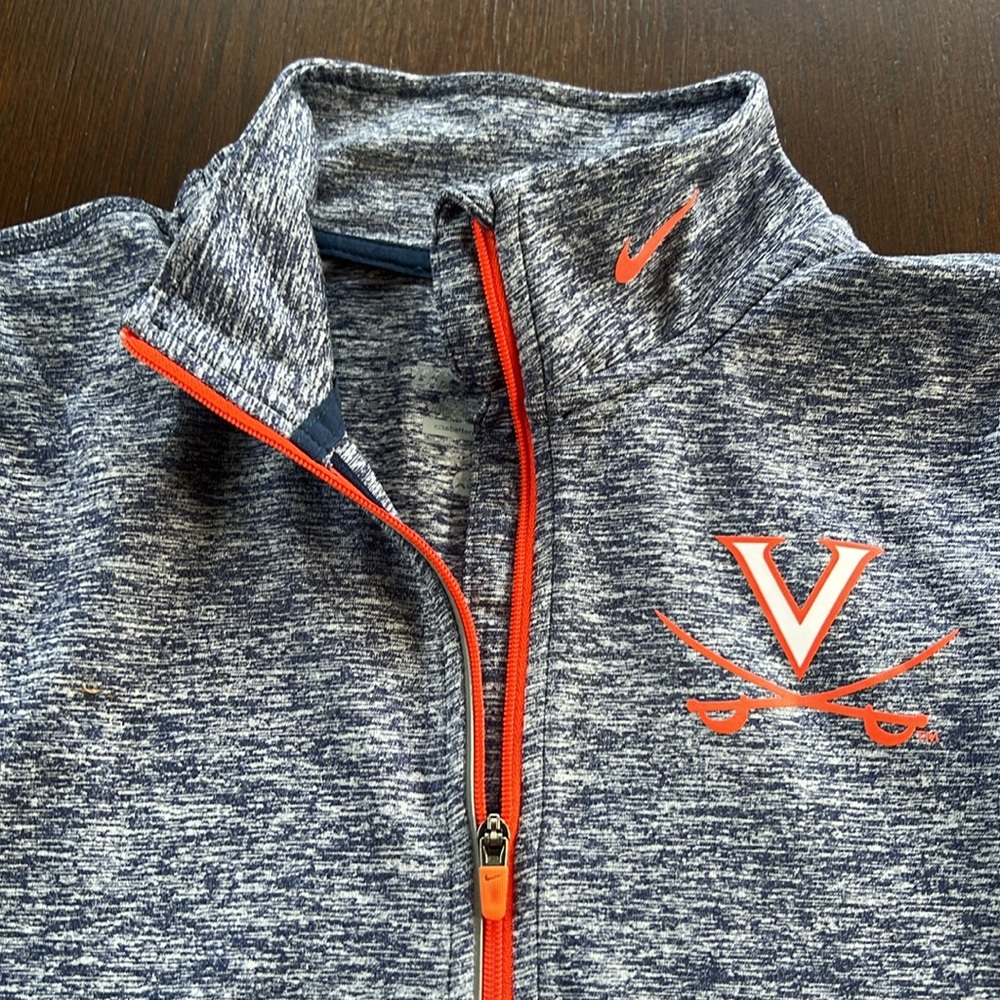 University of Virginia dri-fit zip Jacket